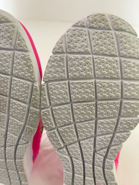 Fila Neon Pink & Black Mesh Lightweight Running Shoes Women's Size 7 - Picture 10 of 12